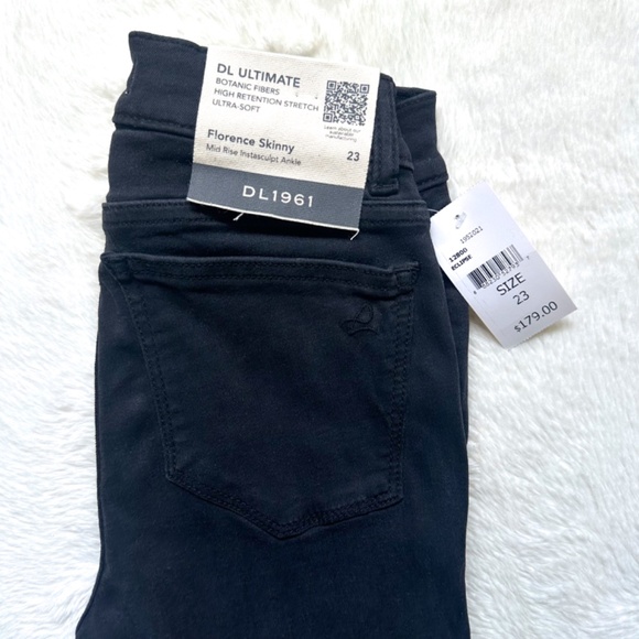 DL1961 Florence Skinny Midrise Instasculpt Ankle Botanic Jeans - Picture 5 of 13